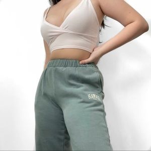 brandy melville rare sage green “hawaii” rosas